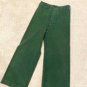 Jesse Kamm Sailor Pants in Olive Size 4